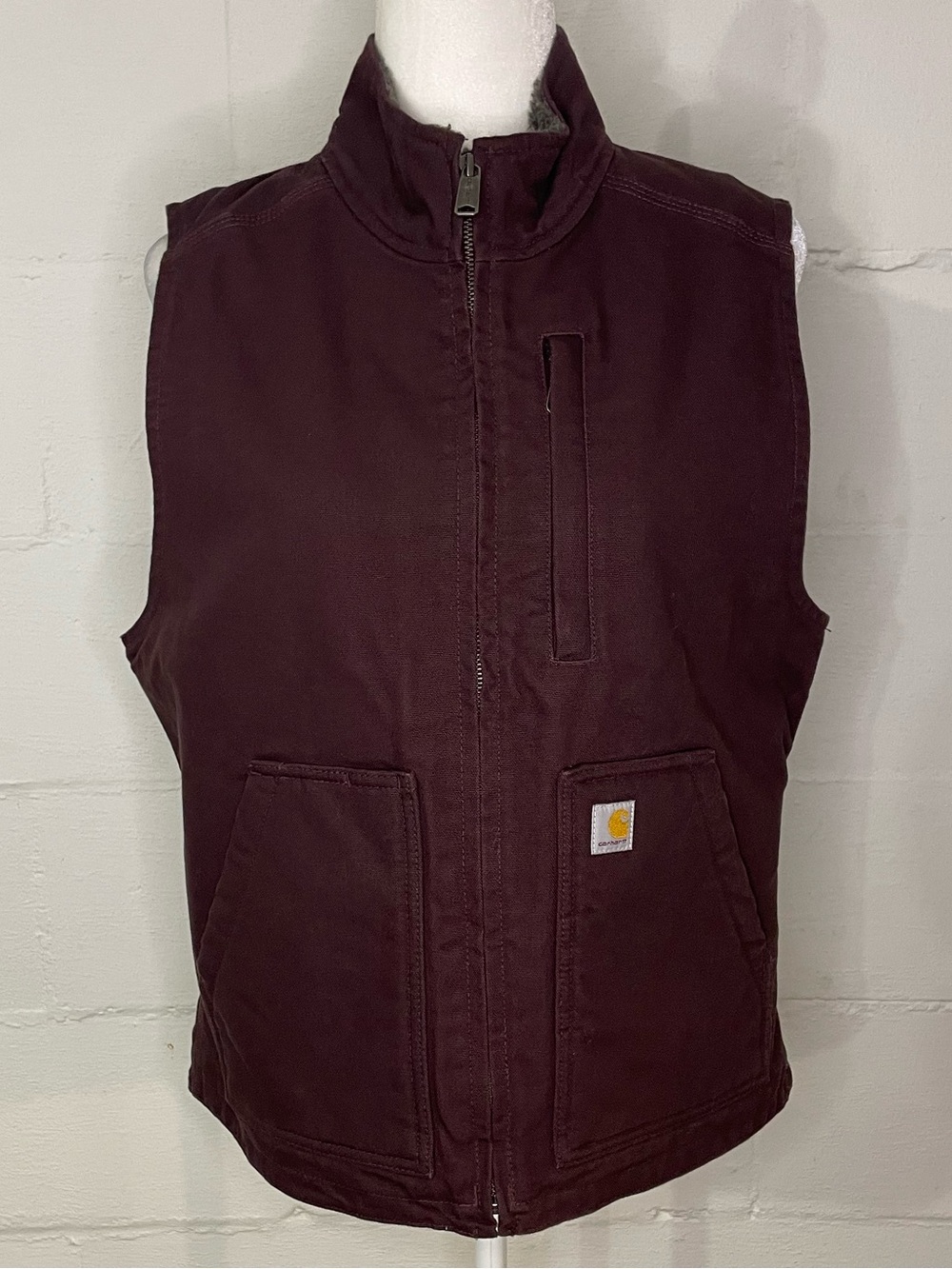 Carhartt Women's Dark Burgundy Work Vest